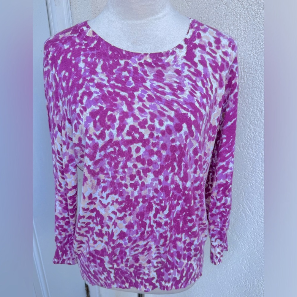 BANANA REPUBLIC. Pink Jumper. Size XL. 100% Cotton. Long sleeves.